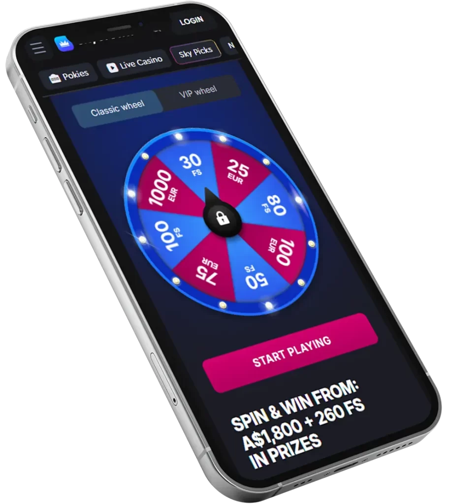 Wheel of Fortune of SkyCrown Casino App
